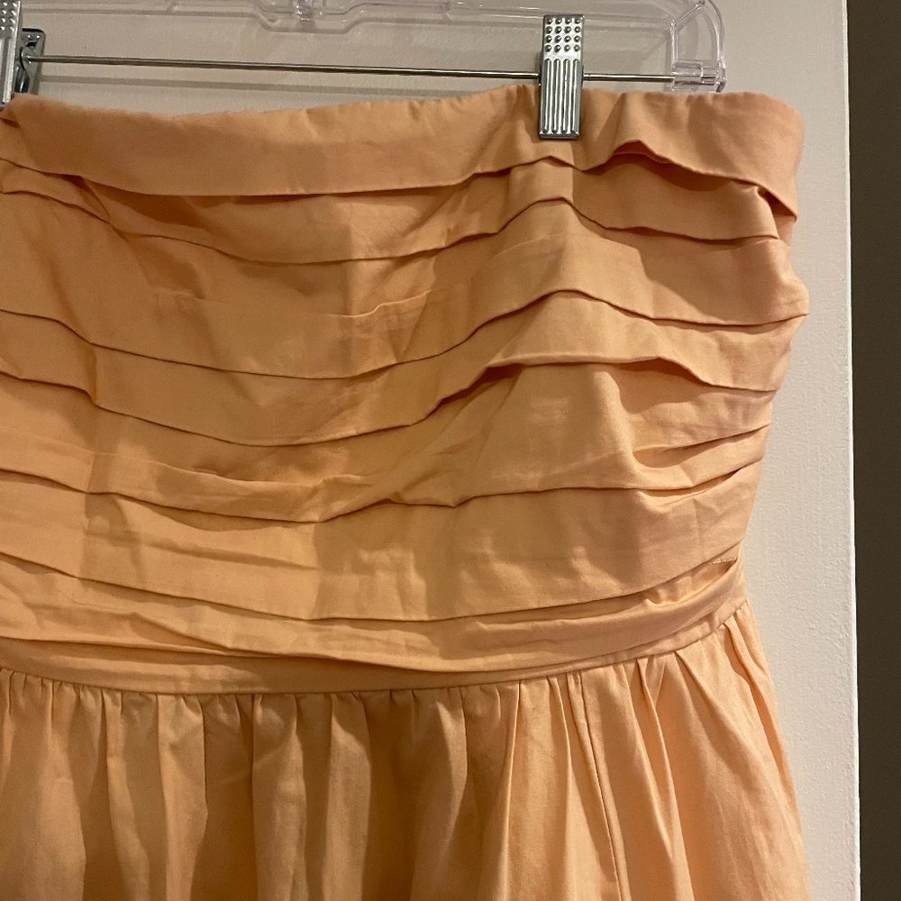 Abercrombie Strapless Poplin Midi Dress - Picture 3 of 4